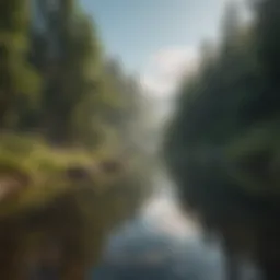 A serene landscape symbolizing inner peace and self-discovery