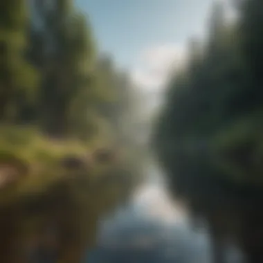 Inner Peace and Self-Discovery A serene landscape symbolizing inner peace and self-discovery