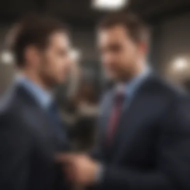Professional setting with assertive communication