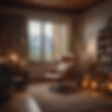 Creating a Personal Sanctuary A cozy reading nook with books and warm lighting