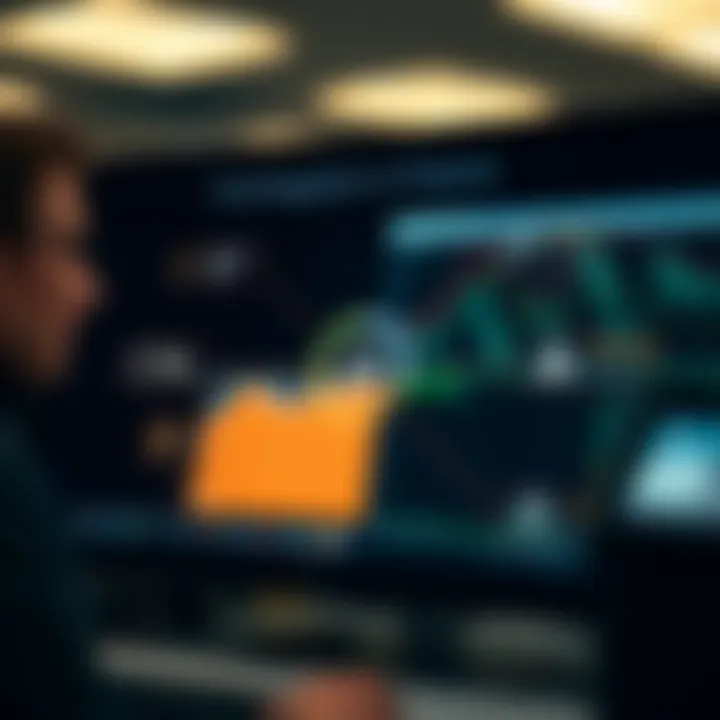 Diagram showing technology integration in financial operations