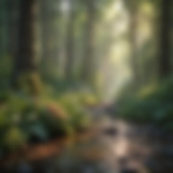 Nature-themed coloring illustration