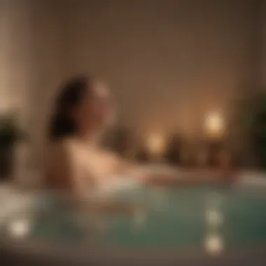 Comforting Candlelit Bath