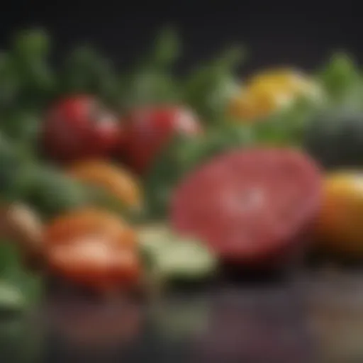 Fresh ingredients for gut health