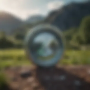 Symbol of Personal Growth A serene landscape symbolizing personal growth