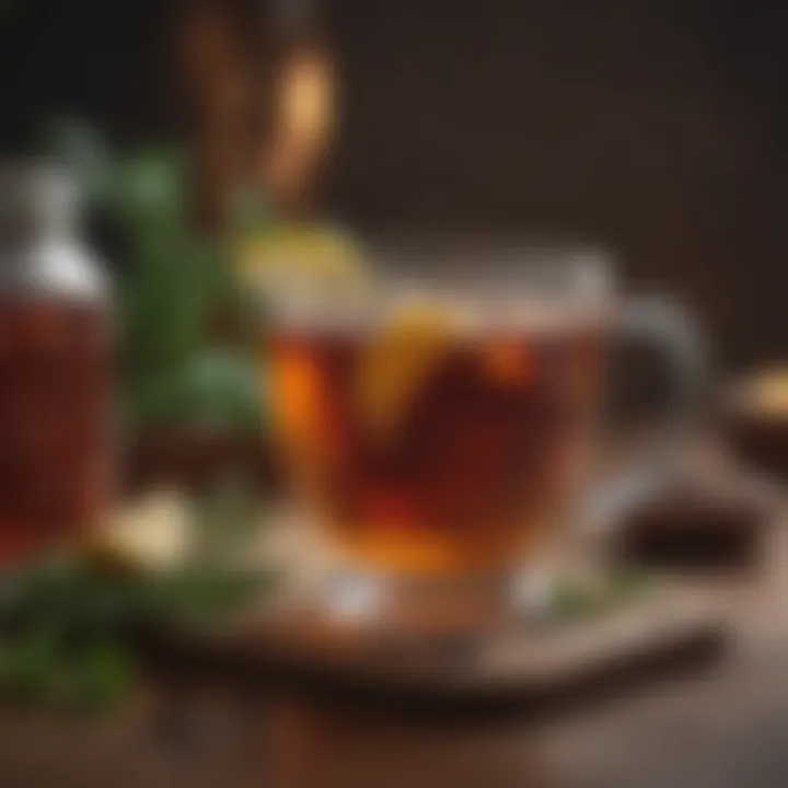 Herbal teas promoting digestive wellness