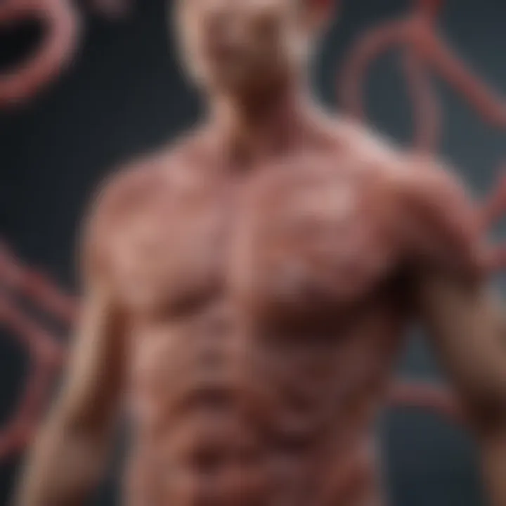 Illustration of gut microbiota