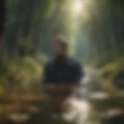 A serene landscape promoting mental clarity