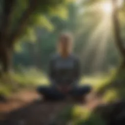Mindfulness meditation practice in nature