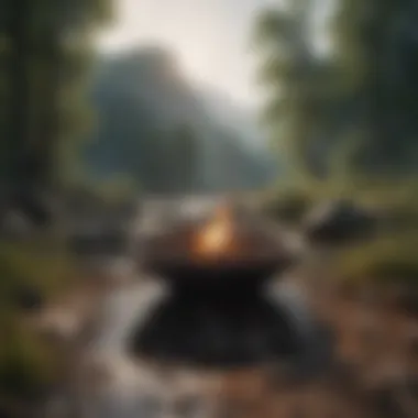 A serene landscape symbolizing tranquility and calmness