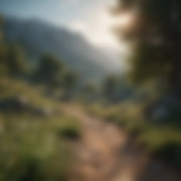 A serene landscape representing personal aspirations