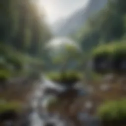 A serene landscape representing personal growth and clarity of purpose