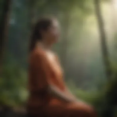 Embracing Mindfulness in Nature A tranquil scene of nature representing mindfulness