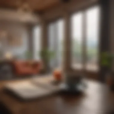 Creating a Warm Space for Gratitude Reflection A cozy setting with a warm cup of tea and a gratitude list
