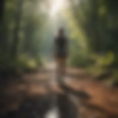 A Journey Towards Personal Growth An inspiring landscape depicting personal growth