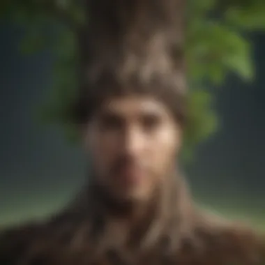 Nurturing Growth: The Roots of Self-Confidence A vibrant tree growing strong, signifying growth and resilience.