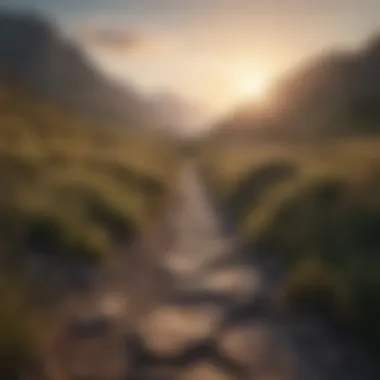 Embodying Tranquility: A Path to Inner Strength A serene landscape symbolizing tranquility and confidence.