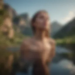A serene landscape symbolizing self-reflection and growth