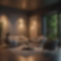 A serene setting for intimate conversation