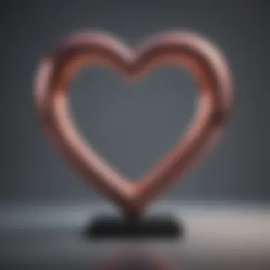 Symbol of Self-Love Abstract artwork symbolizing self-love and compassion