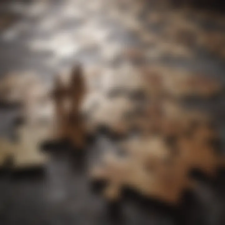 A puzzle with missing pieces, illustrating the journey to self-acceptance
