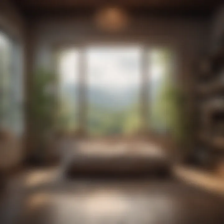 A cozy space with open books and calming colors, promoting a soothing atmosphere.
