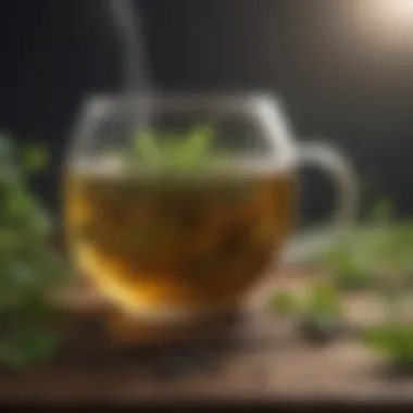 Herbal tea infusion for parasite cleanse