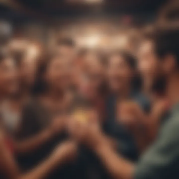 A vibrant community gathering showcasing joy and connection