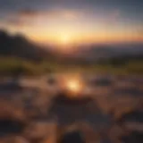 A serene landscape with a sunrise symbolizing new beginnings
