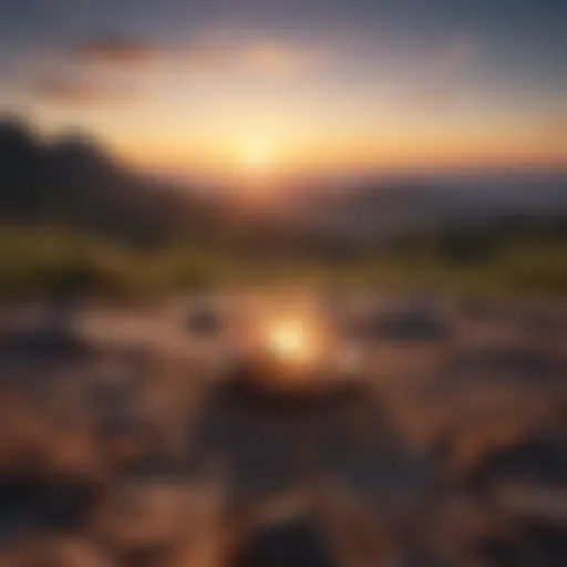 A serene landscape with a sunrise symbolizing new beginnings