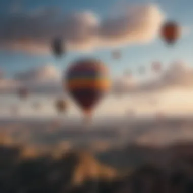 Colorful Hot Air Balloons Soaring in the Sky