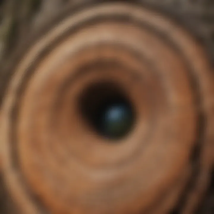 Growth Rings on a Tree Trunk