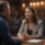 Insightful dialogue during a Q&A session