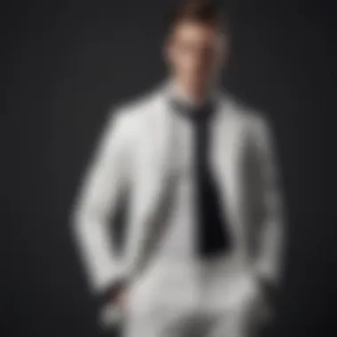 Sleek Sophistication A fashion-forward individual sporting a minimalist monochrome outfit with sleek accessories