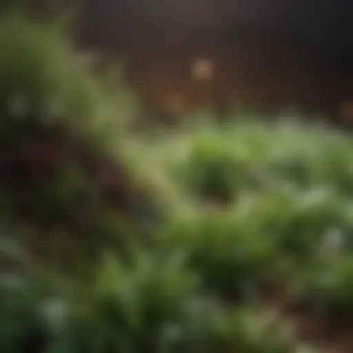 A detailed view of natural herbs known for their detoxifying properties.