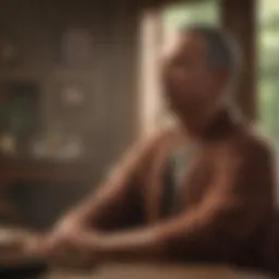 Illustration of mindfulness practice