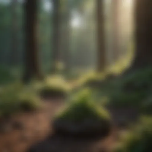 A serene landscape representing personal growth