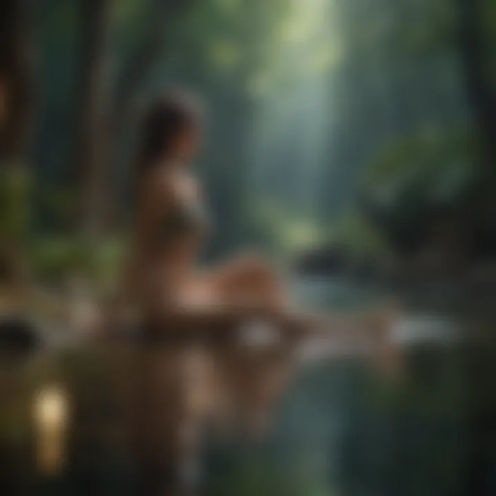 A peaceful setting for relaxation and mindfulness during detox