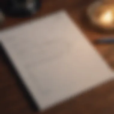 Crafting Questions that Spark Connection A notepad with deep dating questions written on it
