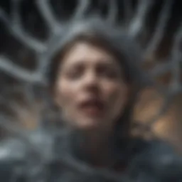 Abstract art symbolizing inner turmoil