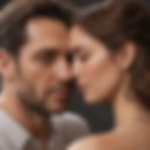A vibrant depiction of familial love through a warm embrace