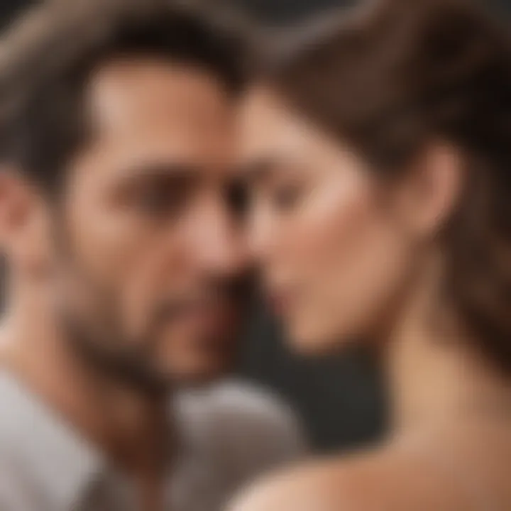 A vibrant depiction of familial love through a warm embrace