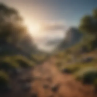 A serene landscape symbolizing platonic friendship and companionship