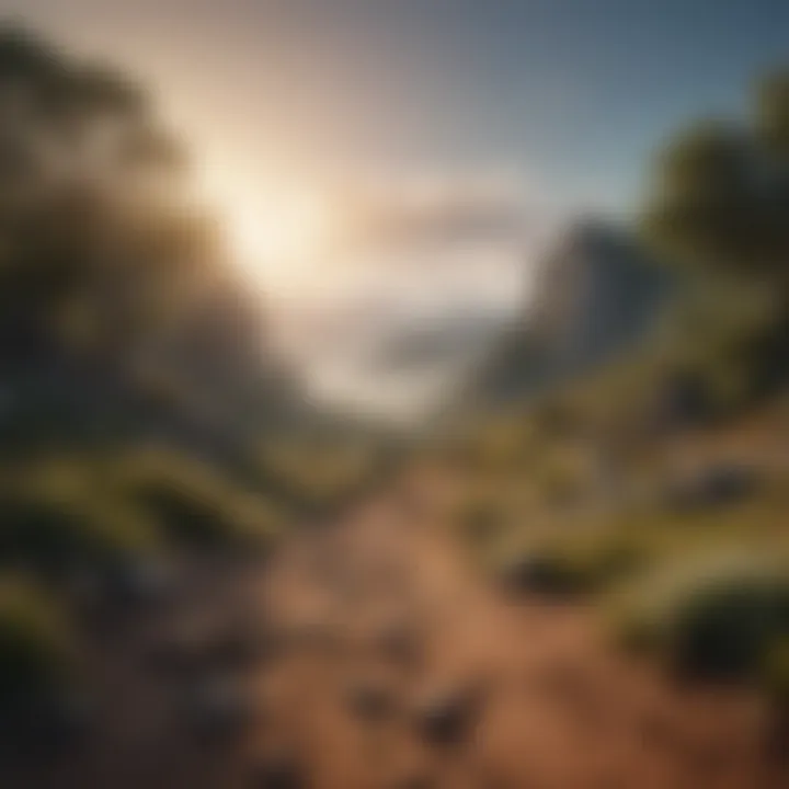 A serene landscape symbolizing platonic friendship and companionship