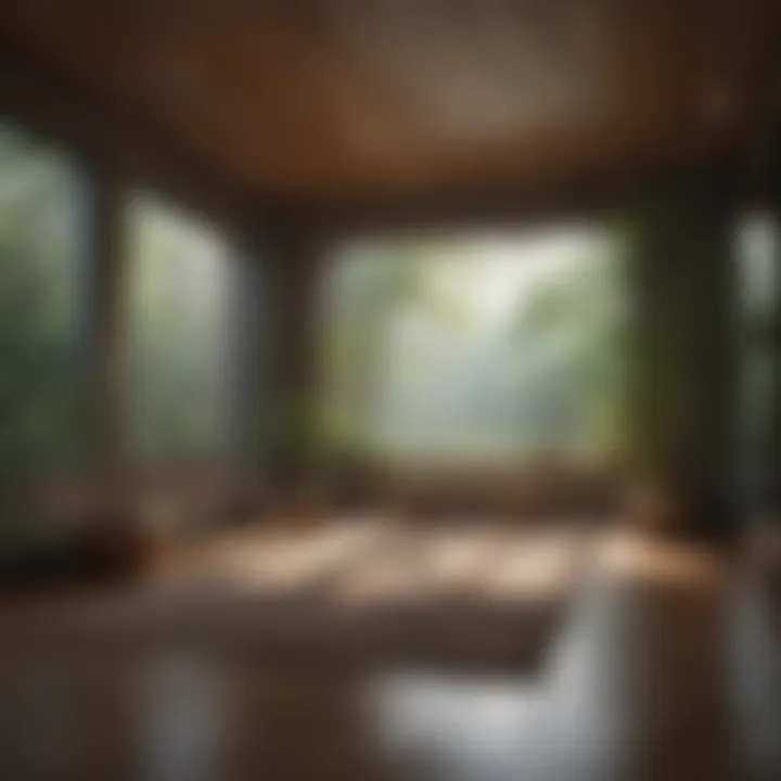 A peaceful meditation space promoting emotional resilience.