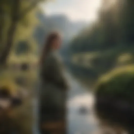 A serene landscape symbolizing tranquility and self-reflection.
