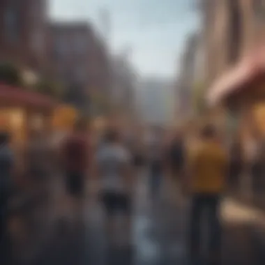 A vibrant community gathering showcasing social connectivity.