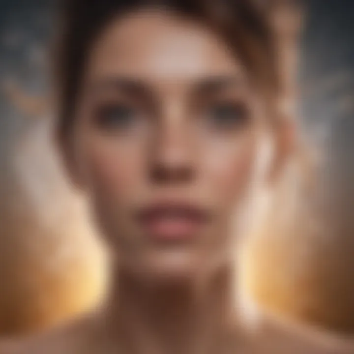 An abstract visualization of emotional growth