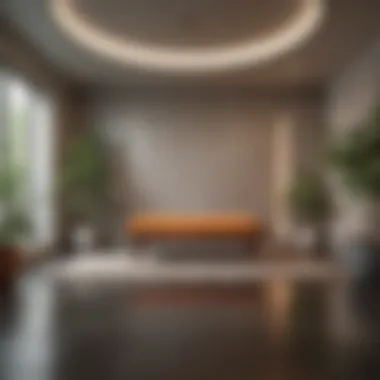 Emphasizing Mental Well-Being A tranquil meditation space emphasizing the importance of mental well-being.
