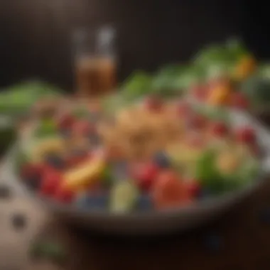 Nourishing Physical Health An array of nutritious foods symbolizing physical health and vitality.